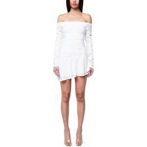 Ow Womens Simone Mini Dress, White